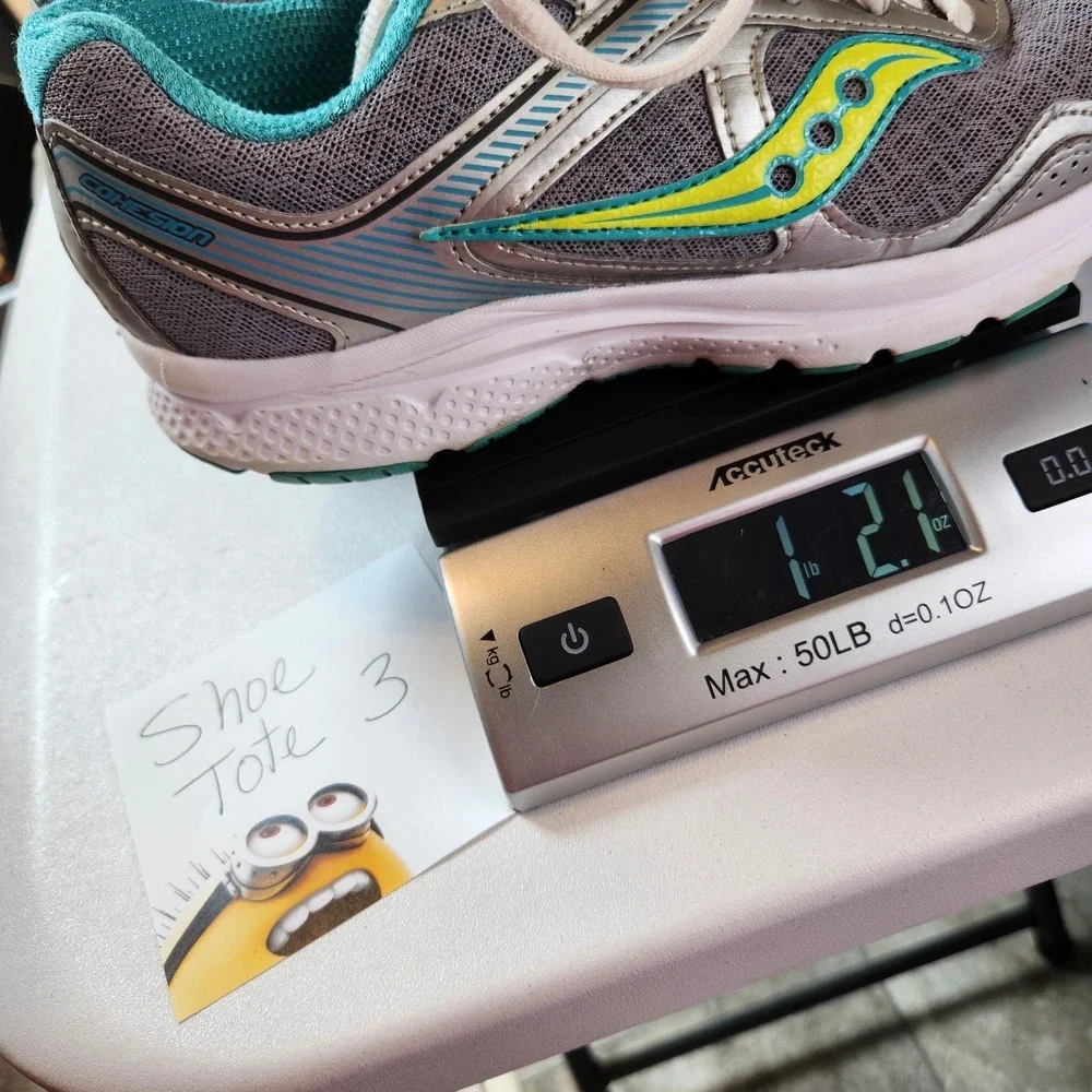 Saucony‎ Grid Cohesion 10 S15333-1 Sneakers Womens US 8 Gray Teal Running Shoes